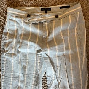 Light denim stripped pants